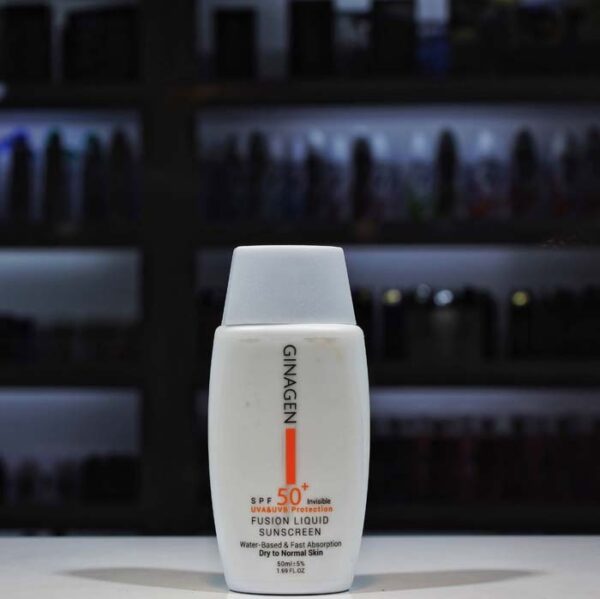 ضد آفتاب Ginagen ژیناژن مدل SPF50 بی رنگ پوست خشک و نرمال - Image 1