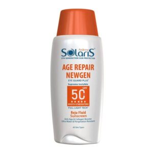 فلوئید ضد آفتاب بی رنگ آردن سولاریس مدل Age NewGen SPF50 حجم 100 میلی‌لیتر