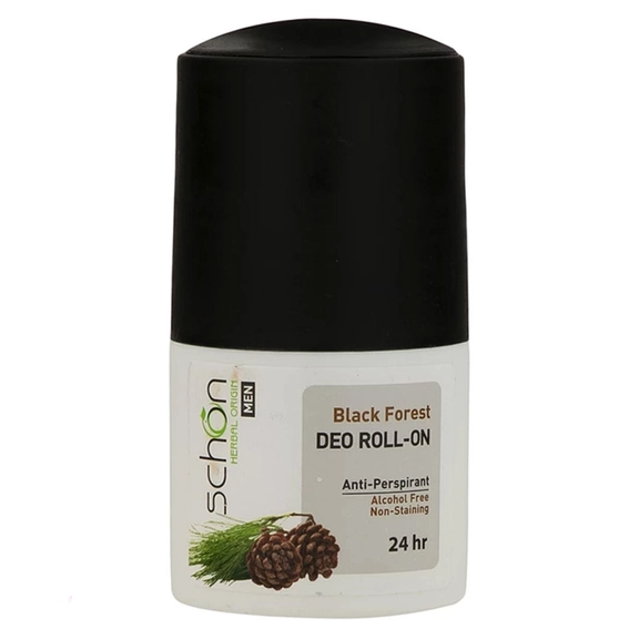 مام رول شون مدل Black Forest فاقد حجم 50 میلی لیتر رول ضد تعریق مردانه شون مدل Black Forest حجم 50 میلی لیتر با رایحه چوبی