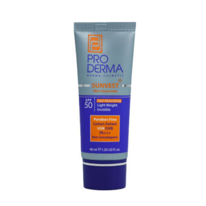 کرم ضد آفتاب مردانه پرودرما SPF50 مدل MEN حجم 40 میلی‌لیتر