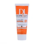 ضدآفتاب بژ روشن Dermalift درمالیفت مدل SPF50 پوست چرب