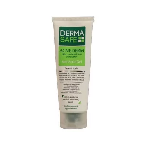 ژل ضد جوش درماسیف Acne Derm مناسب پوست چرب و مختلط ۷۵ میلی‌لیتر