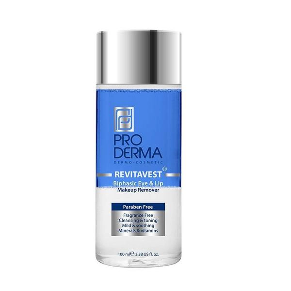 محلول دو فاز پاک کننده آرایش چشم و لب پرو درما pRO DERMA محلول دو فاز پاک کننده آرایش چشم و لب پرو درما pRO DERMA
