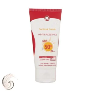 ضد آفتاب ضد چروک سان سیف بدون رنگ spf50