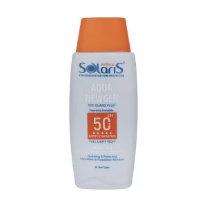 لوسیون آبی ضد آفتاب فاقد چربی آردن spf50 مناسب انواع پوست بدون رنگ