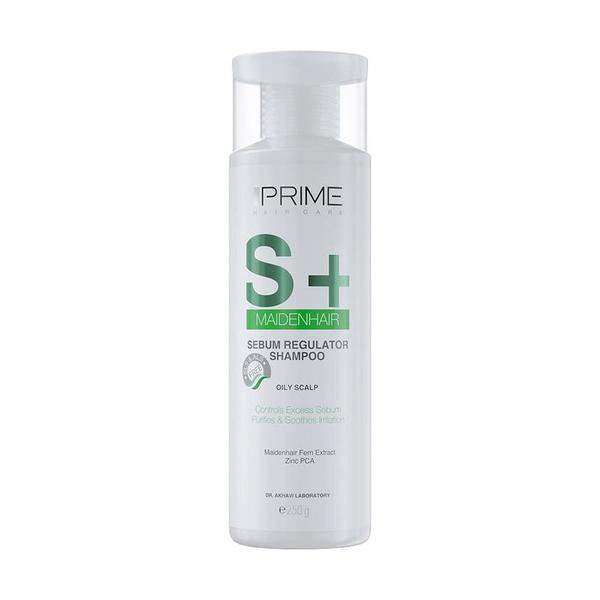 شامپو متعادل کننده چربی Prime پرایم مدل +S میل 250 شامپو متعادل کننده چربی Prime پرایم مدل +S میل 250
