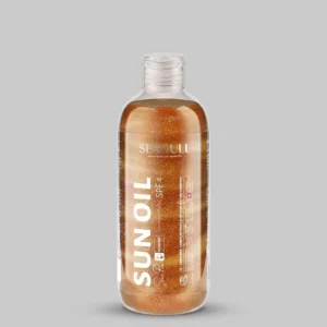 روغن برنزه کننده اکلیلی سی گل Seagull مدل Shimmer SPF4 بطری 250 میلی لیتری