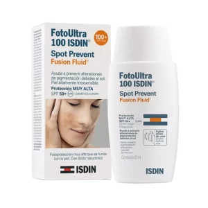 فلوئید ضد آفتاب ضد لک ایزدین FotoUltra Spot SPF100 حجم 50 میلی لیتر