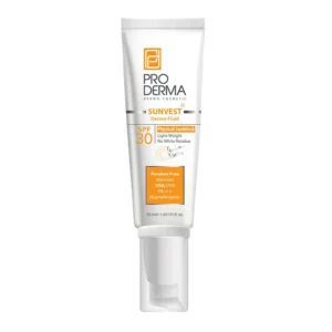 ضدآفتاب فلوئيدي فاقد چربي Proderma پرودرما مدل SPF30 پوست معمولي و حساس
