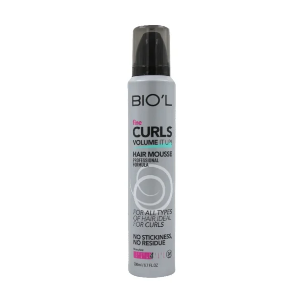 موس حالت دهنده مو بیول مدل Fine Curls 4 حجم 200 میلی لیتر مناسب موهای فر