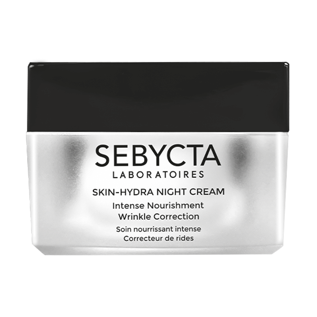 Sebycta-Skin-Hydra-Night-Cream-50-ml کرم شب مرطوب کننده سبیکتا مدل آبرسان 50 میلی لیتر مناسب انواع پوست