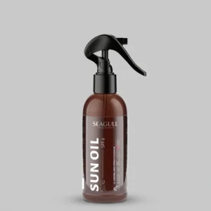 اسپری روغن برنزه کننده و ویتامینه سی گل Seagull مدل SPF6 بطری 250 میلی لیتری